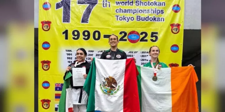 Daniela Leyva Martínez gana oro para México en el Mundial de Karate en Japón