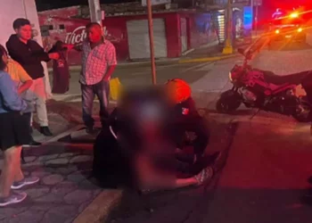 El hecho de tránsito ocurrió en las calles de la colonia La Merced de Huajuapan.