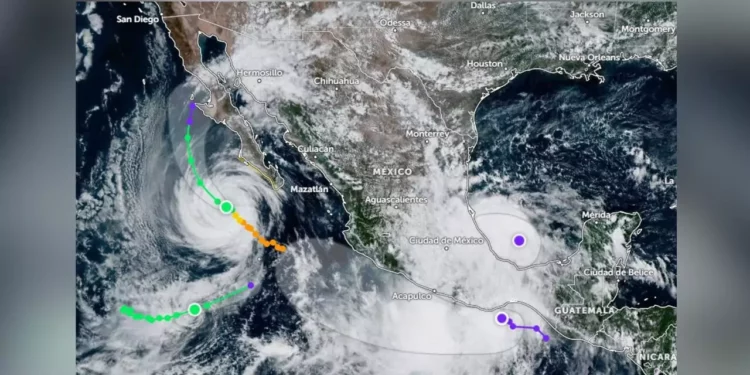 Amenaza en el Pacífico: un nuevo sistema ciclónico podría impactar a 12 estados en México