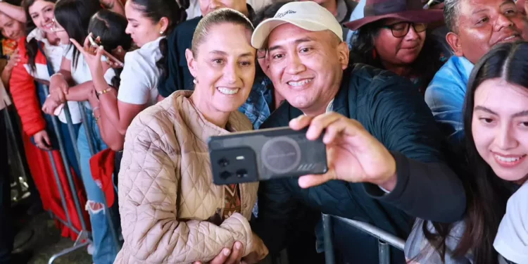 Celebra Nino Morales, un año de gobierno de Sheinbaum