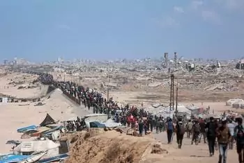 Regresan 200 mil palestinos a Gaza, devastada por Israel