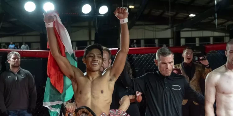 ¡Orgullo oaxaqueño! Jermain Díaz López conquista el cinturón Dead Serious 64 en New Jersey