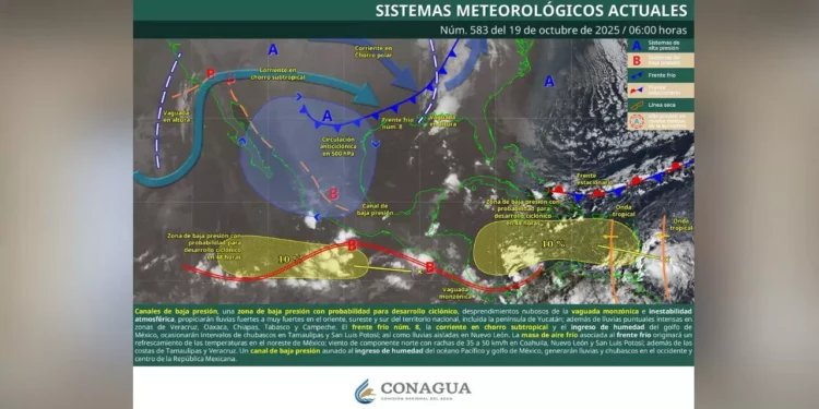 Oaxaca en alerta: tormentas, vientos y oleaje por influencia ciclónica