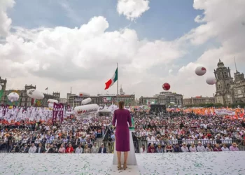 Foto: Presidencia de la República // Miles asisten al cierre de la gira nacional de rendición de cuentas de la Presidenta Claudia Sheinbaum Pardo.