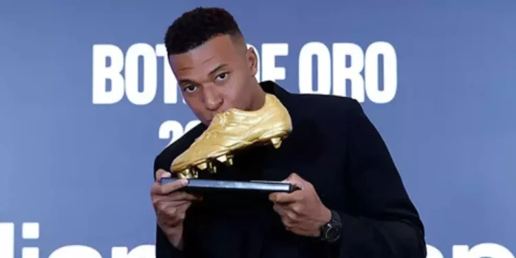 Kylian Mbappé gana la Bota de Oro 2025