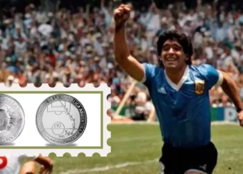 El gol del siglo de Maradona queda inmortalizado en una moneda argentina