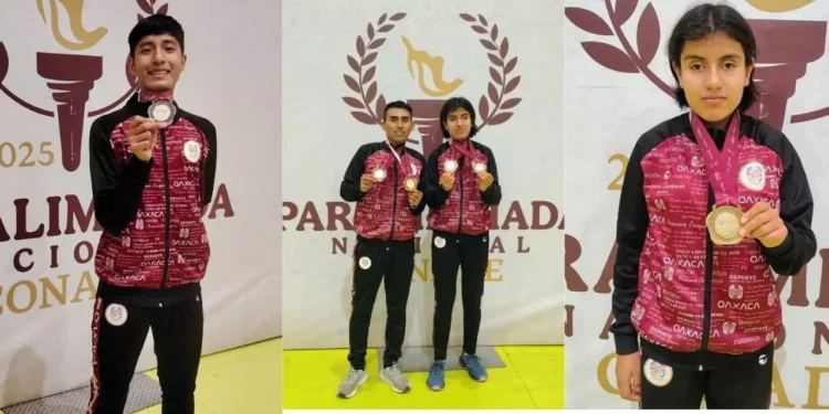 Caen 7 medallas más para Oaxaca en la Paralimpiada Nacional Conade 2025