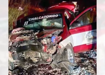 Sufre accidente en carretera a Tlaxiaco.