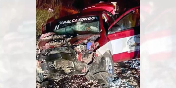 Sufre accidente en carretera a Tlaxiaco.