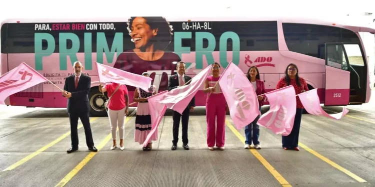Celebra ADO 14 años de Caravana Rosa con un incremento del 14% en mastografías gratuitas.