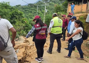 Desalojan al menos 9 viviendas por deslaves en Zenzontepec