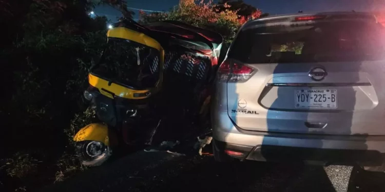 Choque múltiple en Juchitán deja una persona lesionada