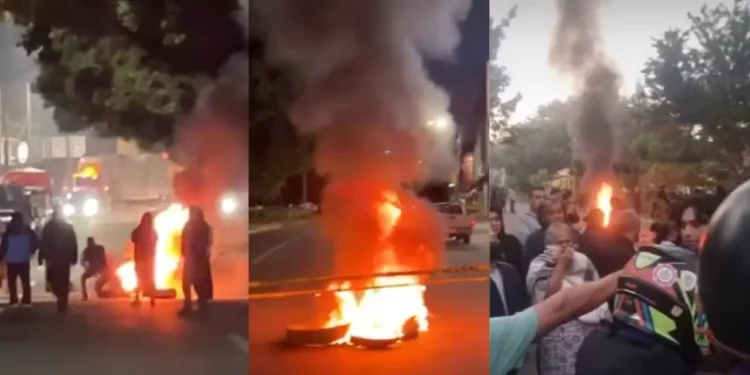 VIDEOS | ¡Oaxaca en llamas! Vecinos y tianguistas se enfrentan por el control del espacio público