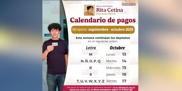 Finaliza entrega de la Beca Rita Cetina: hoy pagan a beneficiarios con apellidos de la T a la Z
