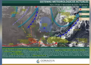Lluvias intensas amenazan a Oaxaca: alertan por oleaje, vientos y bancos de niebla
