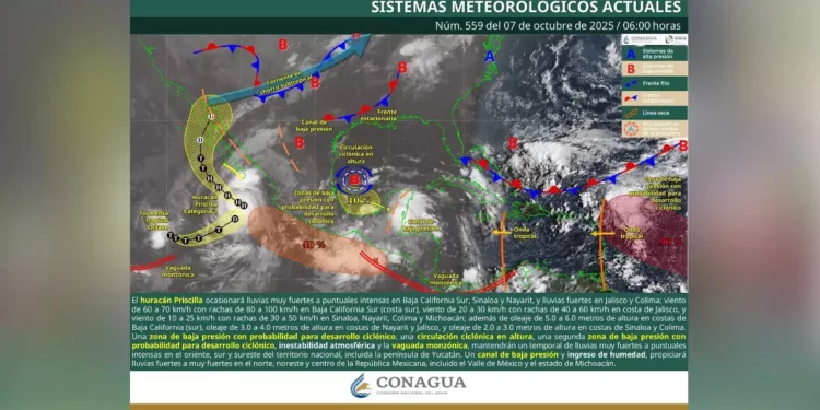 Se avecina una semana de intensas lluvias y riesgo climático en Oaxaca