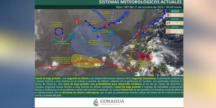 Persisten lluvias y descenso térmico en Oaxaca: emite alerta Protección Civil