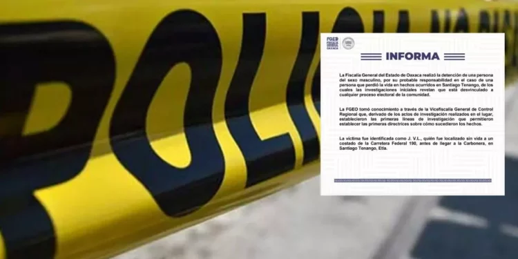 Capturan a presunto homicida de candidato de Tenango