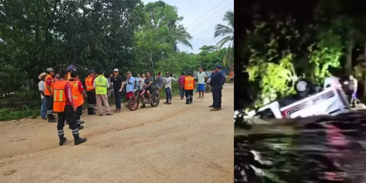 Hallan cadáver de niño tras ser arrastrado por la corriente del río en Colotepec