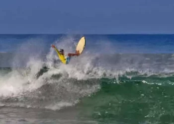El fin de semana se realizó la exhibición de Surf.
