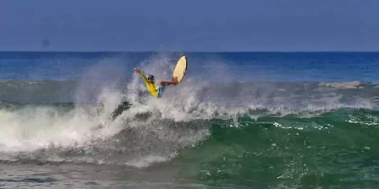 El fin de semana se realizó la exhibición de Surf.
