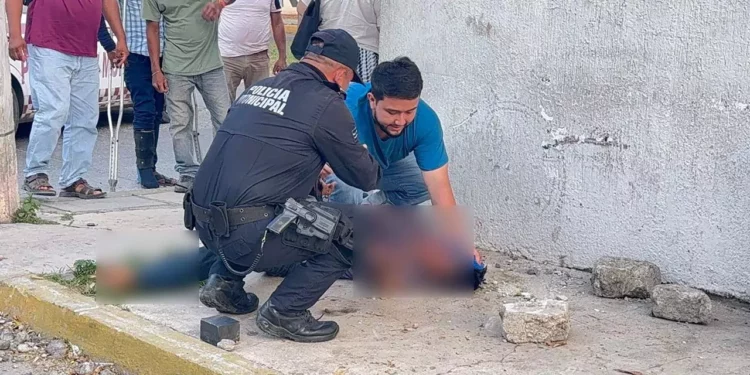 El mecánico terminó impactándose contra la pared de la Bodega Peñafiel.