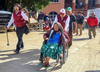 Foto: Gobierno de Oaxaca // El retorno de los desplazados de la agencia municipal de Guadalupe Victoria, perteneciente al municipio de San Juan Juquila Mixes.