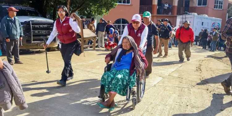Foto: Gobierno de Oaxaca // El retorno de los desplazados de la agencia municipal de Guadalupe Victoria, perteneciente al municipio de San Juan Juquila Mixes.