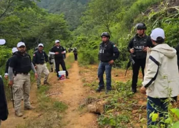 Foto: Gobierno de Oaxaca // Santo Domingo Amoltpec y Santa María Zaniza se interrumpen el tránsito intercomunitario.