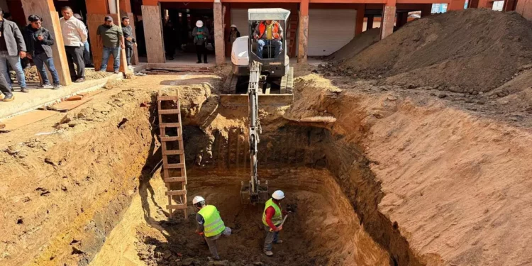 Foto: Municipio de Oaxaca de Juárez // Obras en la zona de pan y comedores de la Central de Abasto.