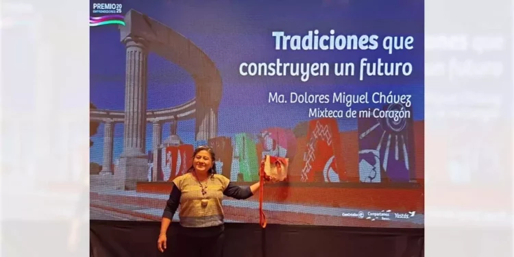 María Dolores Miguel Chávez buscó la oportunidad de un financiamiento a través de una empresa mexicana.