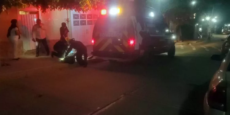 El accidente se suscitó en la calle Manuel González Gatica esquina con 21 de marzo, de la colonia AltaVista de Juárez, en Huajuapan.