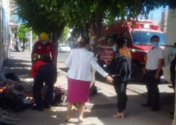 El sexagenario fue auxiliado por presentar necrosis en pelvis y extremidad inferior.