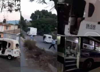 VIDEO | Mototaxistas siembran terror y atracan al transporte urbano en Primera Etapa
