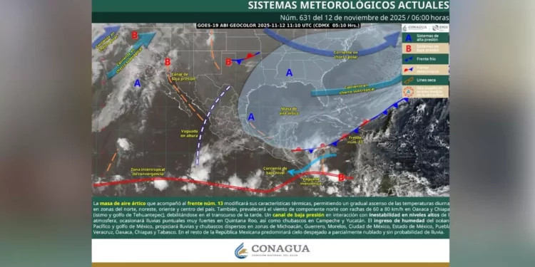 Se debilita el frente frío No. 13, pero Oaxaca se prepara ante posibles heladas en zonas serranas
