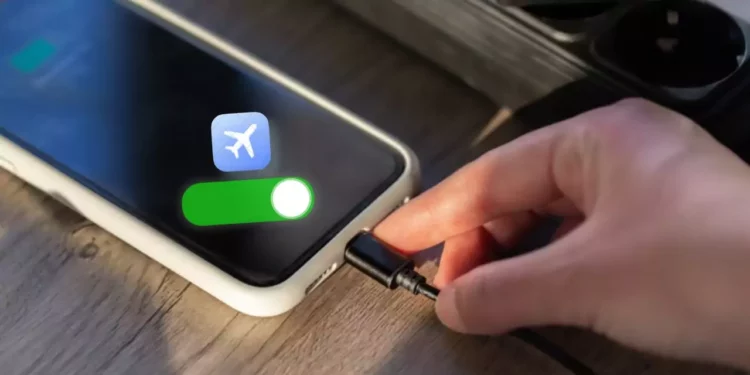 ¿Qué pasa si cargas tu celular en modo avión?