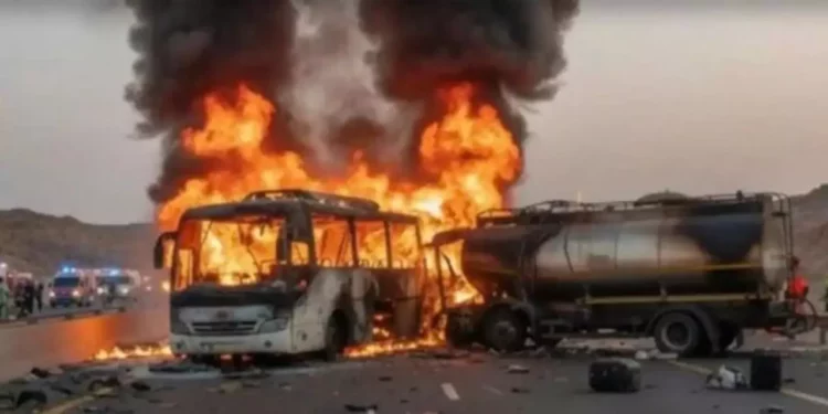 VIDEO | Tragedia en Medina: Mueren 45 peregrinos tras choque entre autobús y pipa de gasolina
