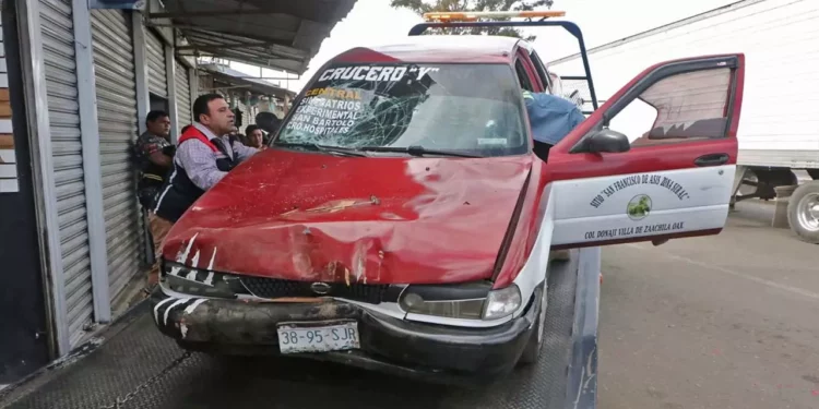 Accidente en el Parque del Amor.
