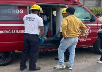 El accidente se suscitó en la calle 23 de julio, esquina con el Libramiento Norte.