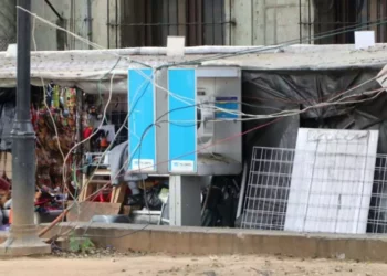 Foto: Adrián Gaytán // El huachicol eléctrico, en todo su esplendor en las calles de Oaxaca. La imagen, en plena Alameda de León.