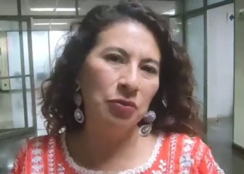 Eva Diego Cruz, presidenta de la Mesa Directiva de la 66 legislatura del Congreso de Oaxaca.