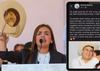 “No te voy a fallar”: Grecia Quiroz promete continuar el legado de Carlos Manzo