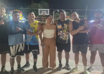 Foto: IGAVEC // Integrantes del equipo ganador mencionaron que han participado en varios torneos de la región Mixteca.