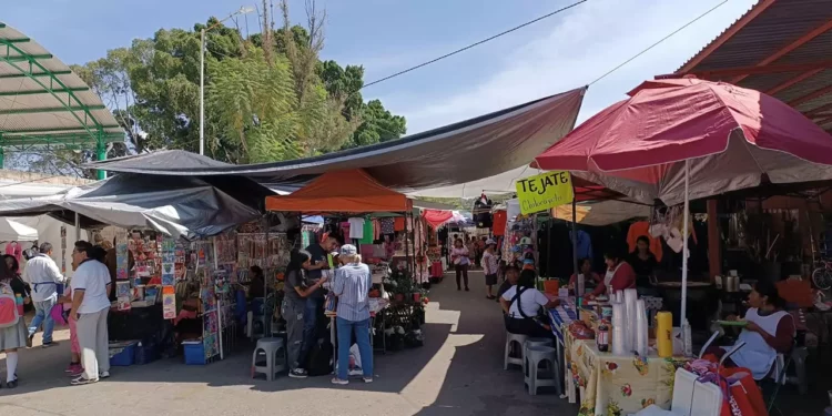 Foto: Lisbeth Mejía // El tianguis de los viernes debió permanecer en inmediaciones de la calle de Curtidurías.