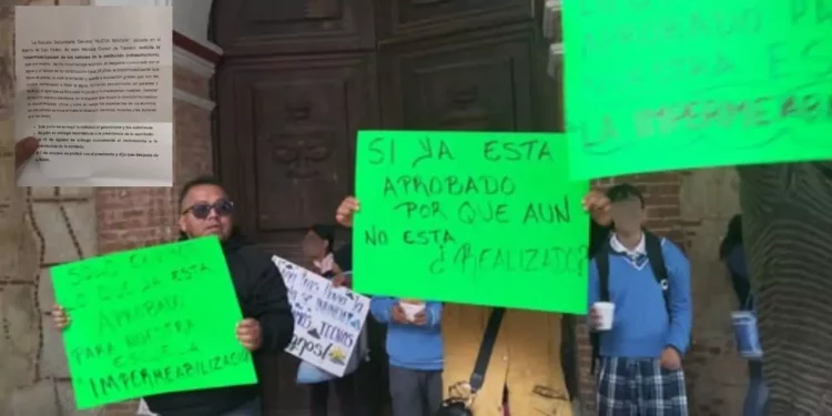 Secundaria Nueva Imagen de Tlaxiaco sigue sin impermeabilización tras autorización