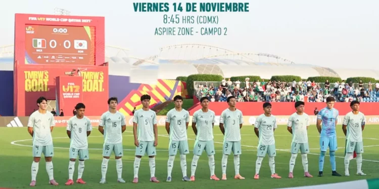 ¿Qué día es el juego de México Sub-17 contra Argentina en el Mundial?