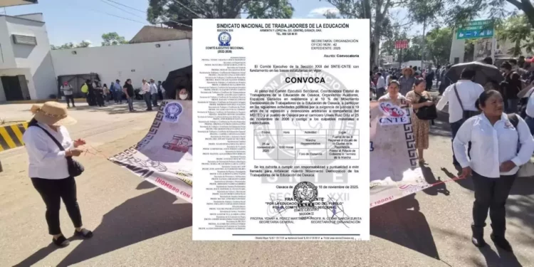 VIDEOS | Toma las previsiones: Sección 22 anuncia marcha y foro de denuncia este martes en Oaxaca