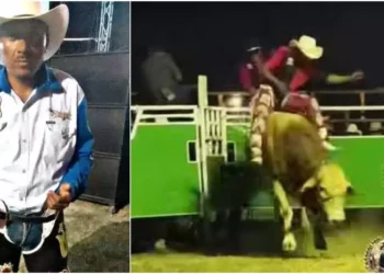 Durante una monta, Honorio cayó del toro y fue pisado a la altura del pecho.