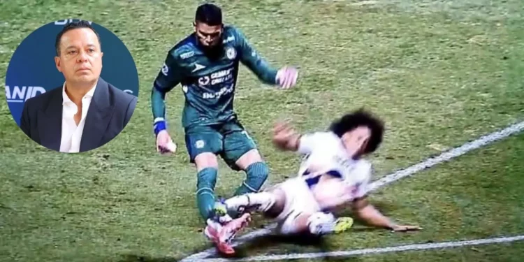 Cruz Azul exige sanción a Carrasquilla, tras la lesión de Kevin Mier