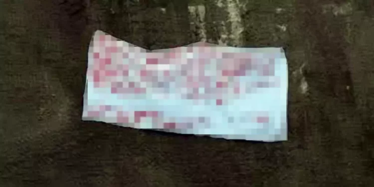 Hallan manta con mensaje criminal en túnel de Salina Cruz: alerta y silencio oficial